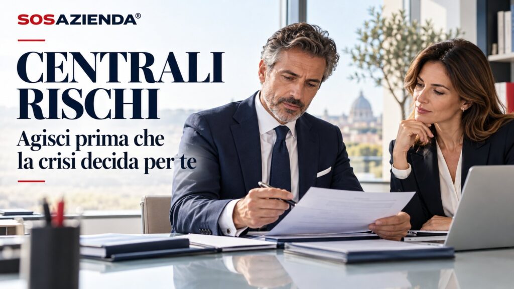 Centrali rischi: imprenditore e consulente valutano la crisi societaria e la cessione quote con SOSAZIENDA